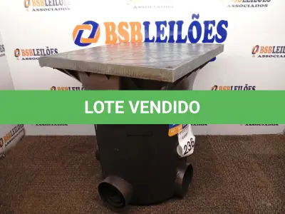 LOTE 236 - 01 CAIXA DE PASSAGEM E INSPEÇÃO DE ESGOTO. (NO ESTADO) ATENÇÃO! FAZER A VISITAÇÃO ANTES DE ARREMATAR, NÃO SABEMOS SE FUNCIONA. LEILÃO NÃO TEM GARANTIA E NEM DEVOLUÇÃO, SUJEITO A POSSÍVEIS AVARIAS VISÍVEIS/OCULTAS E/OU AUSÊNCIA DE COMPONENTES.