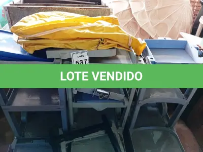 LOTE 537 - 03 CARRINHOS P/ LIMPEZA INCOMPLETOS. (NO ESTADO) ATENÇÃO! FAZER A VISITAÇÃO ANTES DE ARREMATAR, NÃO SABEMOS SE FUNCIONA. LEILÃO NÃO TEM GARANTIA E NEM DEVOLUÇÃO, SUJEITO A POSSÍVEIS AVARIAS VISÍVEIS/OCULTAS E/OU AUSÊNCIA DE COMPONENTES.