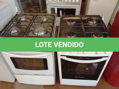 LOTE 525 - 01 FOGÃO GENERAL ELETRIC 04 BOCAS E 01 FOGÃO. (NO ESTADO) ATENÇÃO! FAZER A VISITAÇÃO ANTES DE ARREMATAR, NÃO SABEMOS SE FUNCIONA. LEILÃO NÃO TEM GARANTIA E NEM DEVOLUÇÃO, SUJEITO A POSSÍVEIS AVARIAS VISÍVEIS/OCULTAS E/OU AUSÊNCIA DE COMPONENTES.