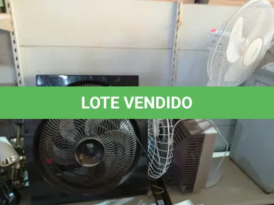 LOTE 381 - 01 LOTE C/ VENTILADORES DE DIVERSOS MODELOS, MARCAS E TAMANHOS. (NO ESTADO) ATENÇÃO! FAZER A VISITAÇÃO ANTES DE ARREMATAR, NÃO SABEMOS SE FUNCIONA. LEILÃO NÃO TEM GARANTIA E NEM DEVOLUÇÃO, SUJEITO A POSSÍVEIS AVARIAS VISÍVEIS/OCULTAS E/OU AUSÊNCIA DE COMPONENTES.