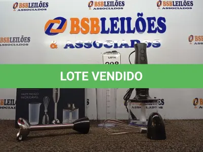 LOTE 298 - 01 MIXER ELECTROLUX EM INOX COR CINZA 110V. (NOVO). (NO ESTADO) ATENÇÃO! FAZER A VISITAÇÃO ANTES DE ARREMATAR, NÃO SABEMOS SE FUNCIONA. LEILÃO NÃO TEM GARANTIA E NEM DEVOLUÇÃO, SUJEITO A POSSÍVEIS AVARIAS VISÍVEIS/OCULTAS E/OU AUSÊNCIA DE COMPONENTES.