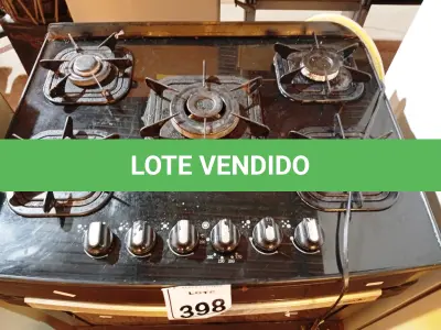 LOTE 398 - 01 FOGÃO MUELLER 05 BOCAS. (NO ESTADO) ATENÇÃO! FAZER A VISITAÇÃO ANTES DE ARREMATAR, NÃO SABEMOS SE FUNCIONA. LEILÃO NÃO TEM GARANTIA E NEM DEVOLUÇÃO, SUJEITO A POSSÍVEIS AVARIAS VISÍVEIS/OCULTAS E/OU AUSÊNCIA DE COMPONENTES.