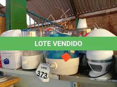 LOTE 373 - 01 LOTE C/ DIVERSOS UMIDIFICADORES DE AR. (NO ESTADO) ATENÇÃO! FAZER A VISITAÇÃO ANTES DE ARREMATAR, NÃO SABEMOS SE FUNCIONA. LEILÃO NÃO TEM GARANTIA E NEM DEVOLUÇÃO, SUJEITO A POSSÍVEIS AVARIAS VISÍVEIS/OCULTAS E/OU AUSÊNCIA DE COMPONENTES.