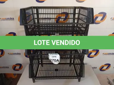 LOTE 270 - 03 CESTOS. (NO ESTADO) ATENÇÃO! FAZER A VISITAÇÃO ANTES DE ARREMATAR, NÃO SABEMOS SE FUNCIONA. LEILÃO NÃO TEM GARANTIA E NEM DEVOLUÇÃO, SUJEITO A POSSÍVEIS AVARIAS VISÍVEIS/OCULTAS E/OU AUSÊNCIA DE COMPONENTES.