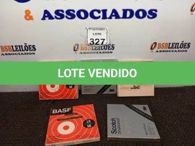 LOTE 327 - 05 FITAS DE ROLO P/ GRAVADOR. (NO ESTADO) ATENÇÃO! FAZER A VISITAÇÃO ANTES DE ARREMATAR, NÃO SABEMOS SE FUNCIONA. LEILÃO NÃO TEM GARANTIA E NEM DEVOLUÇÃO, SUJEITO A POSSÍVEIS AVARIAS VISÍVEIS/OCULTAS E/OU AUSÊNCIA DE COMPONENTES.