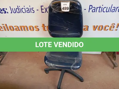LOTE 499 - 01 CADEIRA SEM BRAÇO. (NO ESTADO) ATENÇÃO! FAZER A VISITAÇÃO ANTES DE ARREMATAR, NÃO SABEMOS SE FUNCIONA. LEILÃO NÃO TEM GARANTIA E NEM DEVOLUÇÃO, SUJEITO A POSSÍVEIS AVARIAS VISÍVEIS/OCULTAS E/OU AUSÊNCIA DE COMPONENTES.