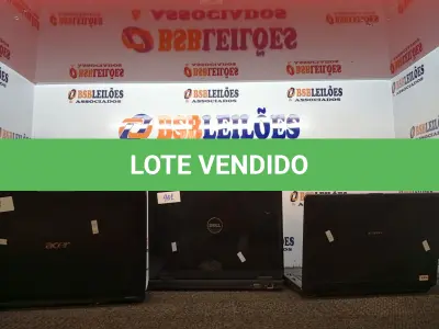 LOTE 087 - 03 NOTEBOOKS MARCAS E MODELOS DIVERSOS P RETIRADA DE PEÇAS. (NO ESTADO) ATENÇÃO! FAZER A VISITAÇÃO ANTES DE ARREMATAR, NÃO SABEMOS SE FUNCIONA. LEILÃO NÃO TEM GARANTIA E NEM DEVOLUÇÃO, SUJEITO A POSSÍVEIS AVARIAS VISÍVEIS/OCULTAS E/OU AUSÊNCIA DE COMPONENTES.