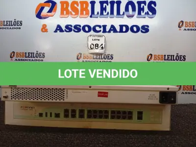 LOTE 084 - 01 SWITCH FORTINET MODELO FORTIGATE 100D. (NO ESTADO) ATENÇÃO! FAZER A VISITAÇÃO ANTES DE ARREMATAR, NÃO SABEMOS SE FUNCIONA. LEILÃO NÃO TEM GARANTIA E NEM DEVOLUÇÃO, SUJEITO A POSSÍVEIS AVARIAS VISÍVEIS/OCULTAS E/OU AUSÊNCIA DE COMPONENTES.