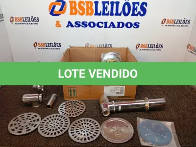 LOTE 142 - 01 LOTE COM DIVERSOS MATERIAIS HIDRÁULICOS E TAMPAS DE RALOS PARA BANHEIRO. (NO ESTADO) ATENÇÃO! FAZER A VISITAÇÃO ANTES DE ARREMATAR, NÃO SABEMOS SE FUNCIONA. LEILÃO NÃO TEM GARANTIA E NEM DEVOLUÇÃO, SUJEITO A POSSÍVEIS AVARIAS VISÍVEIS/OCULTAS E/OU AUSÊNCIA DE COMPONENTES.