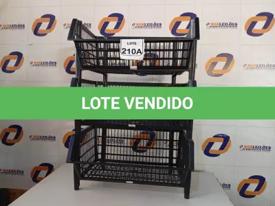 LOTE 210 - 03 CESTOS. (NO ESTADO) ATENÇÃO! FAZER A VISITAÇÃO ANTES DE ARREMATAR, NÃO SABEMOS SE FUNCIONA. LEILÃO NÃO TEM GARANTIA E NEM DEVOLUÇÃO, SUJEITO A POSSÍVEIS AVARIAS VISÍVEIS/OCULTAS E/OU AUSÊNCIA DE COMPONENTES.