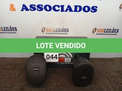 LOTE 044 - 01 ÁUDIO SPEAKER MARCA HOTSOUND MODELO HSB-3WPP(NOVO). (NO ESTADO) ATENÇÃO! FAZER A VISITAÇÃO ANTES DE ARREMATAR, NÃO SABEMOS SE FUNCIONA. LEILÃO NÃO TEM GARANTIA E NEM DEVOLUÇÃO, SUJEITO A POSSÍVEIS AVARIAS VISÍVEIS/OCULTAS E/OU AUSÊNCIA DE COMPONENTES.