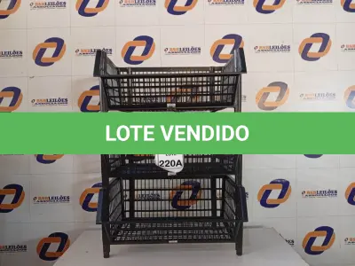 LOTE 220 - 03 CESTOS. (NO ESTADO) ATENÇÃO! FAZER A VISITAÇÃO ANTES DE ARREMATAR, NÃO SABEMOS SE FUNCIONA. LEILÃO NÃO TEM GARANTIA E NEM DEVOLUÇÃO, SUJEITO A POSSÍVEIS AVARIAS VISÍVEIS/OCULTAS E/OU AUSÊNCIA DE COMPONENTES.