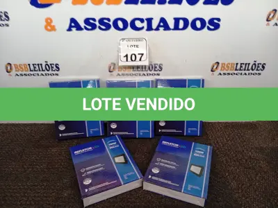 LOTE 107 - 05 REFLETORES LED AMBIENTE EXTERNO100W. (NO ESTADO) ATENÇÃO! FAZER A VISITAÇÃO ANTES DE ARREMATAR, NÃO SABEMOS SE FUNCIONA. LEILÃO NÃO TEM GARANTIA E NEM DEVOLUÇÃO, SUJEITO A POSSÍVEIS AVARIAS VISÍVEIS/OCULTAS E/OU AUSÊNCIA DE COMPONENTES.
