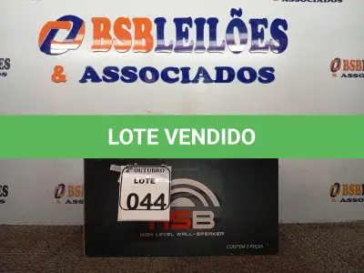 LOTE 044 - 01 ÁUDIO SPEAKER MARCA HOTSOUND MODELO HSB-3WPP(NOVO). (NO ESTADO) ATENÇÃO! FAZER A VISITAÇÃO ANTES DE ARREMATAR, NÃO SABEMOS SE FUNCIONA. LEILÃO NÃO TEM GARANTIA E NEM DEVOLUÇÃO, SUJEITO A POSSÍVEIS AVARIAS VISÍVEIS/OCULTAS E/OU AUSÊNCIA DE COMPONENTES.