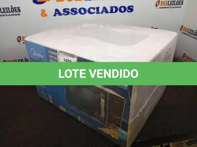 LOTE 190 - 01 FORNO MICRO-ONDAS NA COR PRETA E BRANCO 35L MARCA MIDEA 220V (NOVO). (NO ESTADO) ATENÇÃO! FAZER A VISITAÇÃO ANTES DE ARREMATAR, NÃO SABEMOS SE FUNCIONA. LEILÃO NÃO TEM GARANTIA E NEM DEVOLUÇÃO, SUJEITO A POSSÍVEIS AVARIAS VISÍVEIS/OCULTAS E/OU AUSÊNCIA DE COMPONENTES.