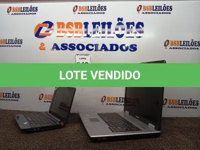 LOTE 049 - 01 NOTEBOOK MARCA TOSHIBA E 01 NETBOOK MARCA ACER. (NO ESTADO) ATENÇÃO! FAZER A VISITAÇÃO ANTES DE ARREMATAR, NÃO SABEMOS SE FUNCIONA. LEILÃO NÃO TEM GARANTIA E NEM DEVOLUÇÃO, SUJEITO A POSSÍVEIS AVARIAS VISÍVEIS/OCULTAS E/OU AUSÊNCIA DE COMPONENTES.