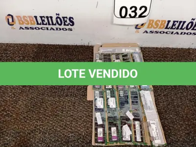 LOTE 032 - 13 MEMORIAS 4GB PARA SERVIDORES. (NO ESTADO) ATENÇÃO! FAZER A VISITAÇÃO ANTES DE ARREMATAR, NÃO SABEMOS SE FUNCIONA. LEILÃO NÃO TEM GARANTIA E NEM DEVOLUÇÃO, SUJEITO A POSSÍVEIS AVARIAS VISÍVEIS/OCULTAS E/OU AUSÊNCIA DE COMPONENTES.