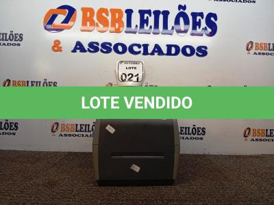 LOTE 021 - 01 IMPRESSORA DE ETIQUETAS MARCA INTERMEC MODELO MC43T. (NO ESTADO) ATENÇÃO! FAZER A VISITAÇÃO ANTES DE ARREMATAR, NÃO SABEMOS SE FUNCIONA. LEILÃO NÃO TEM GARANTIA E NEM DEVOLUÇÃO, SUJEITO A POSSÍVEIS AVARIAS VISÍVEIS/OCULTAS E/OU AUSÊNCIA DE COMPONENTES.