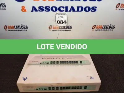 LOTE 084 - 01 SWITCH FORTINET MODELO FORTIGATE 100D. (NO ESTADO) ATENÇÃO! FAZER A VISITAÇÃO ANTES DE ARREMATAR, NÃO SABEMOS SE FUNCIONA. LEILÃO NÃO TEM GARANTIA E NEM DEVOLUÇÃO, SUJEITO A POSSÍVEIS AVARIAS VISÍVEIS/OCULTAS E/OU AUSÊNCIA DE COMPONENTES.