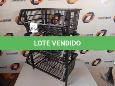 LOTE 200 - 03 CESTOS. (NO ESTADO) ATENÇÃO! FAZER A VISITAÇÃO ANTES DE ARREMATAR, NÃO SABEMOS SE FUNCIONA. LEILÃO NÃO TEM GARANTIA E NEM DEVOLUÇÃO, SUJEITO A POSSÍVEIS AVARIAS VISÍVEIS/OCULTAS E/OU AUSÊNCIA DE COMPONENTES.