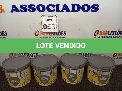 LOTE 058 - 04 POTES DE REJUNTE SUPERFINO PREMIUM QUARTZOLIT DE 2KG CADA. (NO ESTADO) ATENÇÃO! FAZER A VISITAÇÃO ANTES DE ARREMATAR, NÃO SABEMOS SE FUNCIONA. LEILÃO NÃO TEM GARANTIA E NEM DEVOLUÇÃO, SUJEITO A POSSÍVEIS AVARIAS VISÍVEIS/OCULTAS E/OU AUSÊNCIA DE COMPONENTES.