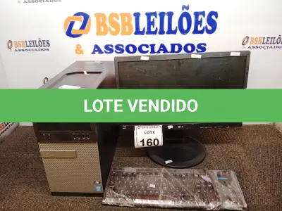 LOTE 160 - 01 CPU COM TECLADO E 01 MONITOR. (NO ESTADO) ATENÇÃO! FAZER A VISITAÇÃO ANTES DE ARREMATAR, NÃO SABEMOS SE FUNCIONA. LEILÃO NÃO TEM GARANTIA E NEM DEVOLUÇÃO, SUJEITO A POSSÍVEIS AVARIAS VISÍVEIS/OCULTAS E/OU AUSÊNCIA DE COMPONENTES.