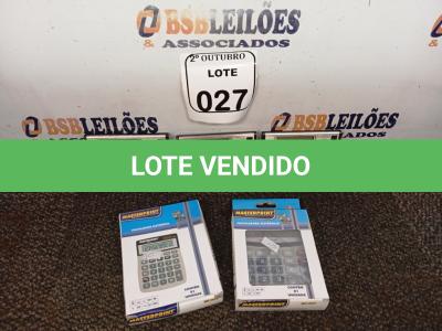 LOTE 027 - 05 CALCULADORAS PORTÁTEIS MARCAS E MODELOS DIVERSOS. (NO ESTADO) ATENÇÃO! FAZER A VISITAÇÃO ANTES DE ARREMATAR, NÃO SABEMOS SE FUNCIONA. LEILÃO NÃO TEM GARANTIA E NEM DEVOLUÇÃO, SUJEITO A POSSÍVEIS AVARIAS VISÍVEIS/OCULTAS E/OU AUSÊNCIA DE COMPONENTES.