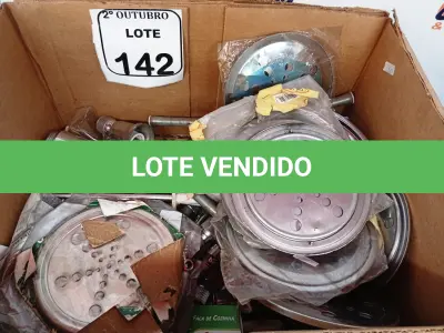 LOTE 142 - 01 LOTE COM DIVERSOS MATERIAIS HIDRÁULICOS E TAMPAS DE RALOS PARA BANHEIRO. (NO ESTADO) ATENÇÃO! FAZER A VISITAÇÃO ANTES DE ARREMATAR, NÃO SABEMOS SE FUNCIONA. LEILÃO NÃO TEM GARANTIA E NEM DEVOLUÇÃO, SUJEITO A POSSÍVEIS AVARIAS VISÍVEIS/OCULTAS E/OU AUSÊNCIA DE COMPONENTES.