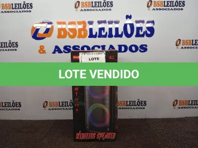 LOTE 010 - 01 SOM BLUETOOTH PORTÁTIL GRASEP MODELO D-8108 (NOVO). (NO ESTADO) ATENÇÃO! FAZER A VISITAÇÃO ANTES DE ARREMATAR, NÃO SABEMOS SE FUNCIONA. LEILÃO NÃO TEM GARANTIA E NEM DEVOLUÇÃO, SUJEITO A POSSÍVEIS AVARIAS VISÍVEIS/OCULTAS E/OU AUSÊNCIA DE COMPONENTES.