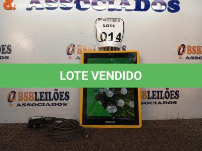 LOTE 014 - 01 TABLET MARCA POSITIVO COM CARREGADOR. (NO ESTADO) ATENÇÃO! FAZER A VISITAÇÃO ANTES DE ARREMATAR, NÃO SABEMOS SE FUNCIONA. LEILÃO NÃO TEM GARANTIA E NEM DEVOLUÇÃO, SUJEITO A POSSÍVEIS AVARIAS VISÍVEIS/OCULTAS E/OU AUSÊNCIA DE COMPONENTES.