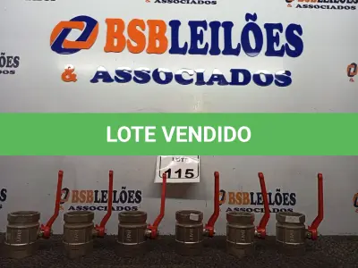 LOTE 115 - 06 REGISTROS DE ÁGUA 1¹/2”. (NO ESTADO) ATENÇÃO! FAZER A VISITAÇÃO ANTES DE ARREMATAR, NÃO SABEMOS SE FUNCIONA. LEILÃO NÃO TEM GARANTIA E NEM DEVOLUÇÃO, SUJEITO A POSSÍVEIS AVARIAS VISÍVEIS/OCULTAS E/OU AUSÊNCIA DE COMPONENTES.