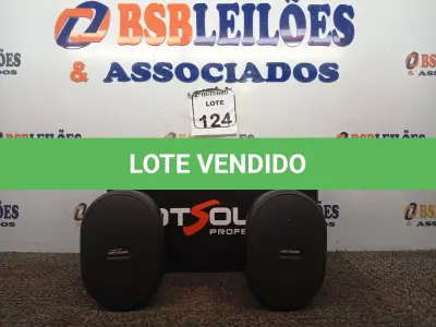 LOTE 124 - 01 ÁUDIO SPEAKER MARCA HOTSOUND MODELO HSB-3WPP. (NOVO). (NO ESTADO) ATENÇÃO! FAZER A VISITAÇÃO ANTES DE ARREMATAR, NÃO SABEMOS SE FUNCIONA. LEILÃO NÃO TEM GARANTIA E NEM DEVOLUÇÃO, SUJEITO A POSSÍVEIS AVARIAS VISÍVEIS/OCULTAS E/OU AUSÊNCIA DE COMPONENTES.
