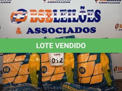 LOTE 012 - 05 MACACÕES DE SEGURANÇAS TAMANHO EXTRA G. (NO ESTADO) ATENÇÃO! FAZER A VISITAÇÃO ANTES DE ARREMATAR, NÃO SABEMOS SE FUNCIONA. LEILÃO NÃO TEM GARANTIA E NEM DEVOLUÇÃO, SUJEITO A POSSÍVEIS AVARIAS VISÍVEIS/OCULTAS E/OU AUSÊNCIA DE COMPONENTES.