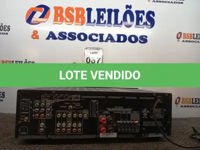 LOTE 057 - 01 RECEIVER MARCA ONKYO. (NO ESTADO) ATENÇÃO! FAZER A VISITAÇÃO ANTES DE ARREMATAR, NÃO SABEMOS SE FUNCIONA. LEILÃO NÃO TEM GARANTIA E NEM DEVOLUÇÃO, SUJEITO A POSSÍVEIS AVARIAS VISÍVEIS/OCULTAS E/OU AUSÊNCIA DE COMPONENTES.