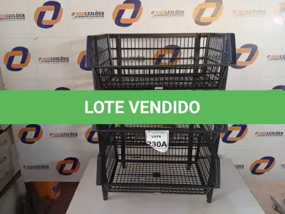 LOTE 230 - 03 CESTOS. (NO ESTADO) ATENÇÃO! FAZER A VISITAÇÃO ANTES DE ARREMATAR, NÃO SABEMOS SE FUNCIONA. LEILÃO NÃO TEM GARANTIA E NEM DEVOLUÇÃO, SUJEITO A POSSÍVEIS AVARIAS VISÍVEIS/OCULTAS E/OU AUSÊNCIA DE COMPONENTES.