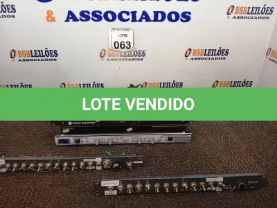 LOTE 063 - 01 LOTE COM ELETRÔNICOS DIVERSOS. (NO ESTADO) ATENÇÃO! FAZER A VISITAÇÃO ANTES DE ARREMATAR, NÃO SABEMOS SE FUNCIONA. LEILÃO NÃO TEM GARANTIA E NEM DEVOLUÇÃO, SUJEITO A POSSÍVEIS AVARIAS VISÍVEIS/OCULTAS E/OU AUSÊNCIA DE COMPONENTES.