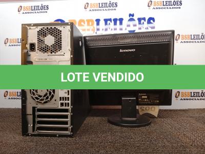 LOTE 002 - 01 NOTEBOOK MARCA LENOVO E 01 CPU HP. (NO ESTADO) ATENÇÃO! FAZER A VISITAÇÃO ANTES DE ARREMATAR, NÃO SABEMOS SE FUNCIONA. LEILÃO NÃO TEM GARANTIA E NEM DEVOLUÇÃO, SUJEITO A POSSÍVEIS AVARIAS VISÍVEIS/OCULTAS E/OU AUSÊNCIA DE COMPONENTES.