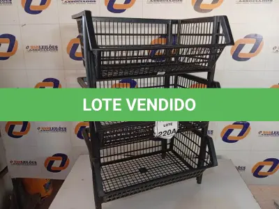 LOTE 220 - 03 CESTOS. (NO ESTADO) ATENÇÃO! FAZER A VISITAÇÃO ANTES DE ARREMATAR, NÃO SABEMOS SE FUNCIONA. LEILÃO NÃO TEM GARANTIA E NEM DEVOLUÇÃO, SUJEITO A POSSÍVEIS AVARIAS VISÍVEIS/OCULTAS E/OU AUSÊNCIA DE COMPONENTES.