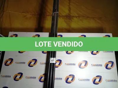LOTE 431 - 05 ELETRODUTOS ROSCÁVEIS ANTI-CHAMAS 1.1/2. (NO ESTADO) ATENÇÃO! FAZER A VISITAÇÃO ANTES DE ARREMATAR, NÃO SABEMOS SE FUNCIONA. LEILÃO NÃO TEM GARANTIA E NEM DEVOLUÇÃO, SUJEITO A POSSÍVEIS AVARIAS VISÍVEIS/OCULTAS E/OU AUSÊNCIA DE COMPONENTES.