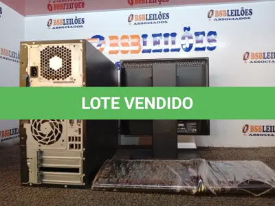 LOTE 166 - 01 PC ALL IN ONE MARCA HP. (NO ESTADO) ATENÇÃO! FAZER A VISITAÇÃO ANTES DE ARREMATAR, NÃO SABEMOS SE FUNCIONA. LEILÃO NÃO TEM GARANTIA E NEM DEVOLUÇÃO, SUJEITO A POSSÍVEIS AVARIAS VISÍVEIS/OCULTAS E/OU AUSÊNCIA DE COMPONENTES.