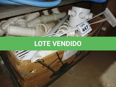 LOTE 447 - 01 LOTE C/CONEXÕES HIDRÁULICAS DIVERSAS. (NO ESTADO) ATENÇÃO! FAZER A VISITAÇÃO ANTES DE ARREMATAR, NÃO SABEMOS SE FUNCIONA. LEILÃO NÃO TEM GARANTIA E NEM DEVOLUÇÃO, SUJEITO A POSSÍVEIS AVARIAS VISÍVEIS/OCULTAS E/OU AUSÊNCIA DE COMPONENTES.