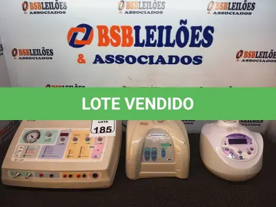 LOTE 185 - 01 APARELHO PARA ESTÉTICA CK MODELO G5V, 01 DERMOSTEAM IBRAMED E 01 VAPOR DE OZONIO. (NO ESTADO) ATENÇÃO! FAZER A VISITAÇÃO ANTES DE ARREMATAR, NÃO SABEMOS SE FUNCIONA. LEILÃO NÃO TEM GARANTIA E NEM DEVOLUÇÃO, SUJEITO A POSSÍVEIS AVARIAS VISÍVEIS/OCULTAS E/OU AUSÊNCIA DE COMPONENTES.