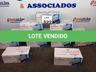 LOTE 322 - 12 LUMINÁRIAS MARCA DECORLUX OVAIS MODELO TARTARUGA. (NO ESTADO) ATENÇÃO! FAZER A VISITAÇÃO ANTES DE ARREMATAR, NÃO SABEMOS SE FUNCIONA. LEILÃO NÃO TEM GARANTIA E NEM DEVOLUÇÃO, SUJEITO A POSSÍVEIS AVARIAS VISÍVEIS/OCULTAS E/OU AUSÊNCIA DE COMPONENTES.