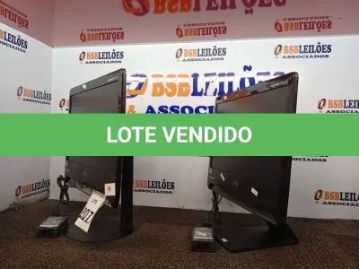 LOTE 207 - 02 PC ALL IN ONE MARCA HP E POSITIVO. (NO ESTADO) ATENÇÃO! FAZER A VISITAÇÃO ANTES DE ARREMATAR, NÃO SABEMOS SE FUNCIONA. LEILÃO NÃO TEM GARANTIA E NEM DEVOLUÇÃO, SUJEITO A POSSÍVEIS AVARIAS VISÍVEIS/OCULTAS E/OU AUSÊNCIA DE COMPONENTES.