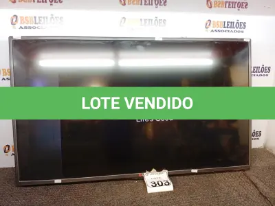 LOTE 303 - 01 TV MARCA LG 40” POLEGADAS PARA RETIRADA DE PEÇAS. (NO ESTADO) ATENÇÃO! FAZER A VISITAÇÃO ANTES DE ARREMATAR, NÃO SABEMOS SE FUNCIONA. LEILÃO NÃO TEM GARANTIA E NEM DEVOLUÇÃO, SUJEITO A POSSÍVEIS AVARIAS VISÍVEIS/OCULTAS E/OU AUSÊNCIA DE COMPONENTES.
