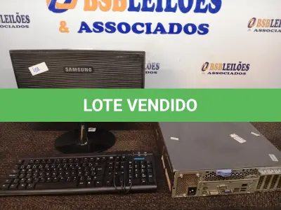 LOTE 206 - 01 CPU COMA TECLADO E 01 MONITOR. (NO ESTADO) ATENÇÃO! FAZER A VISITAÇÃO ANTES DE ARREMATAR, NÃO SABEMOS SE FUNCIONA. LEILÃO NÃO TEM GARANTIA E NEM DEVOLUÇÃO, SUJEITO A POSSÍVEIS AVARIAS VISÍVEIS/OCULTAS E/OU AUSÊNCIA DE COMPONENTES.