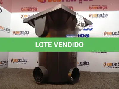 LOTE 318 - 01 CAIXA DE PASSAGEM DE ESGOTO. (NO ESTADO) ATENÇÃO! FAZER A VISITAÇÃO ANTES DE ARREMATAR, NÃO SABEMOS SE FUNCIONA. LEILÃO NÃO TEM GARANTIA E NEM DEVOLUÇÃO, SUJEITO A POSSÍVEIS AVARIAS VISÍVEIS/OCULTAS E/OU AUSÊNCIA DE COMPONENTES.