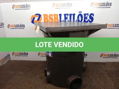 LOTE 318 - 01 CAIXA DE PASSAGEM DE ESGOTO. (NO ESTADO) ATENÇÃO! FAZER A VISITAÇÃO ANTES DE ARREMATAR, NÃO SABEMOS SE FUNCIONA. LEILÃO NÃO TEM GARANTIA E NEM DEVOLUÇÃO, SUJEITO A POSSÍVEIS AVARIAS VISÍVEIS/OCULTAS E/OU AUSÊNCIA DE COMPONENTES.