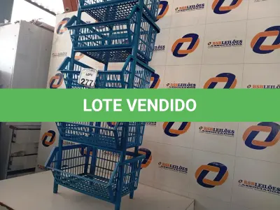 LOTE 277 - 05 CESTAS ORGANIZADORAS. (NO ESTADO) ATENÇÃO! FAZER A VISITAÇÃO ANTES DE ARREMATAR, NÃO SABEMOS SE FUNCIONA. LEILÃO NÃO TEM GARANTIA E NEM DEVOLUÇÃO, SUJEITO A POSSÍVEIS AVARIAS VISÍVEIS/OCULTAS E/OU AUSÊNCIA DE COMPONENTES.