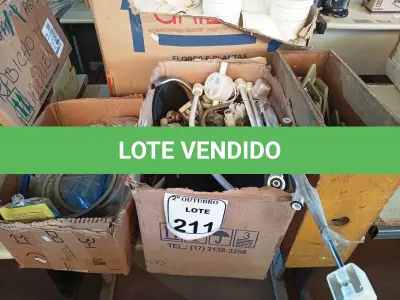 LOTE 211 - 01 LOTE COM VÁRIAS BORRACHAS DE PANELA DE PRESSÃO TAMANHOS DIVERSOS E MATERIAIS HIDRÁULICOS DIVERSOS. (NO ESTADO) ATENÇÃO! FAZER A VISITAÇÃO ANTES DE ARREMATAR, NÃO SABEMOS SE FUNCIONA. LEILÃO NÃO TEM GARANTIA E NEM DEVOLUÇÃO, SUJEITO A POSSÍVEIS AVARIAS VISÍVEIS/OCULTAS E/OU AUSÊNCIA DE COMPONENTES.